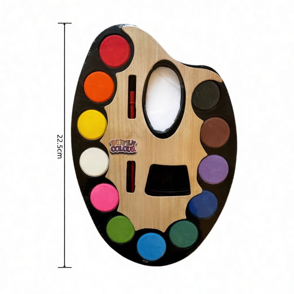 Painting Supplies - 12 couleurs de pigments aquarellables, kit