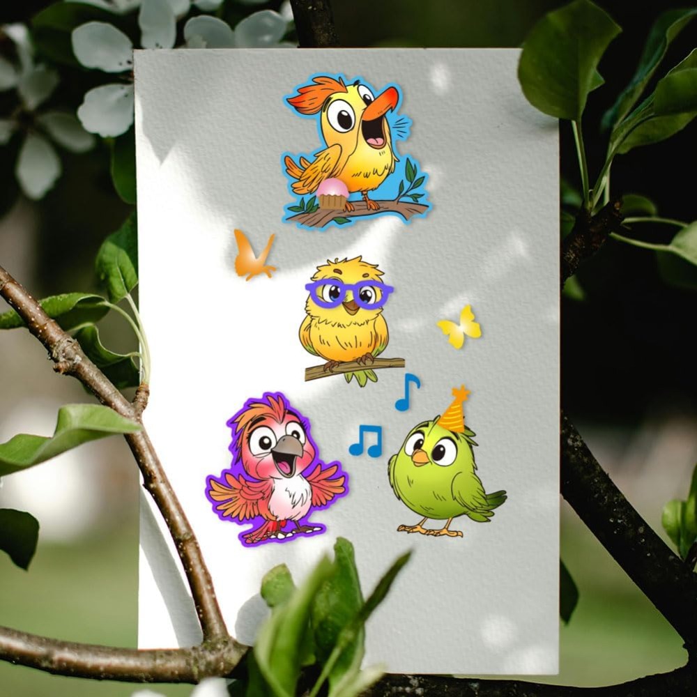 Timbres clairs d'oiseaux drôle - Clear Silicone Stamps For Card Making avis et prix