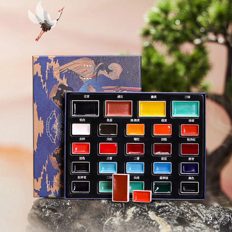 Ensemble de pigments de peintu - Watercolor Paint Set Solid Pigment avis et prix
