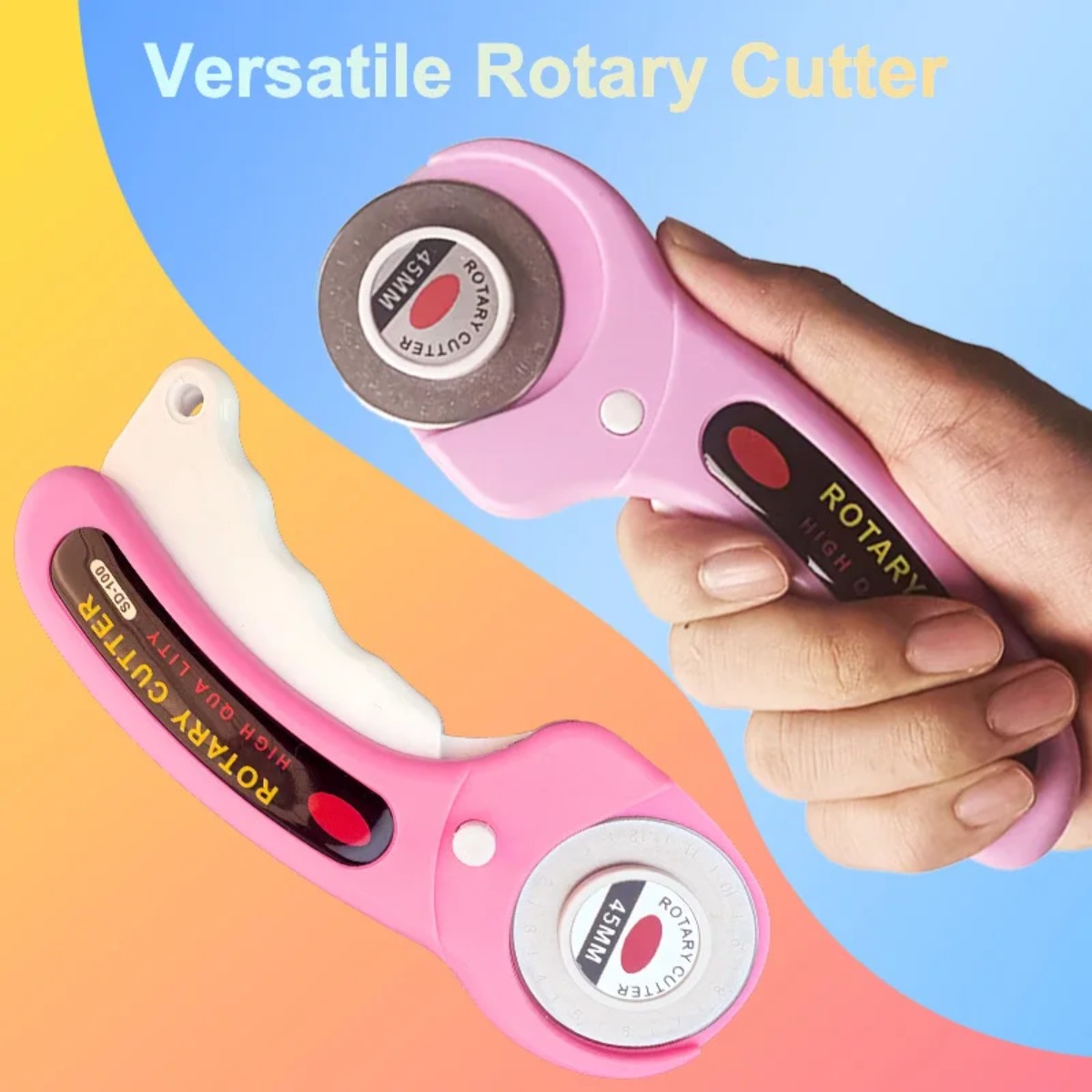 Cutter rotatif rose patchwork  - Rotary Cutter For Fabric 45Mm avis et prix