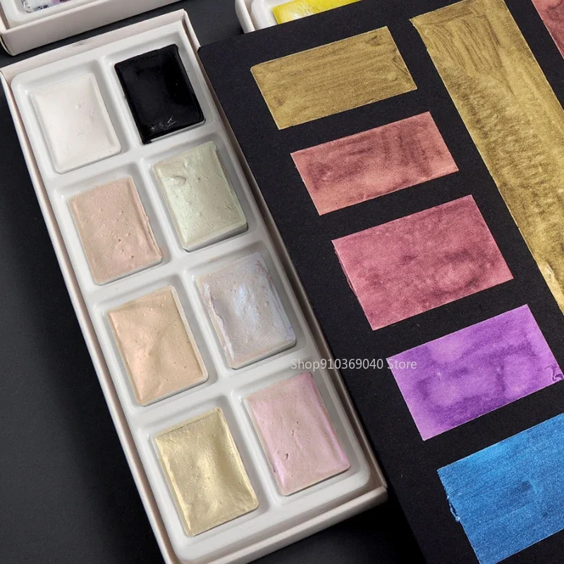 Ensemble de pigments d'interco - Watercolor Paint Set Solid Pigment avis et prix