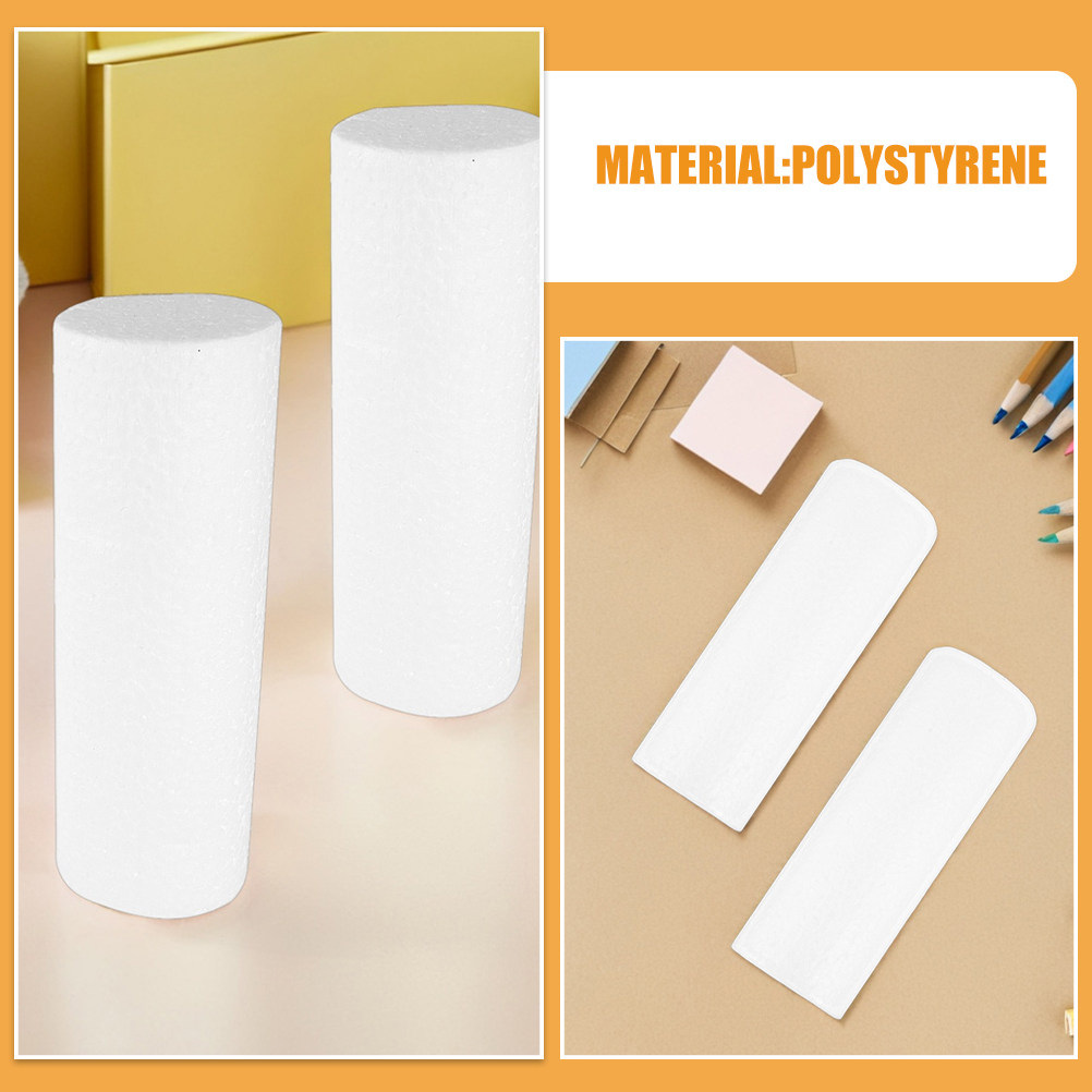 9 cylindres en mousse blanche, - Painting Supplies avis et prix
