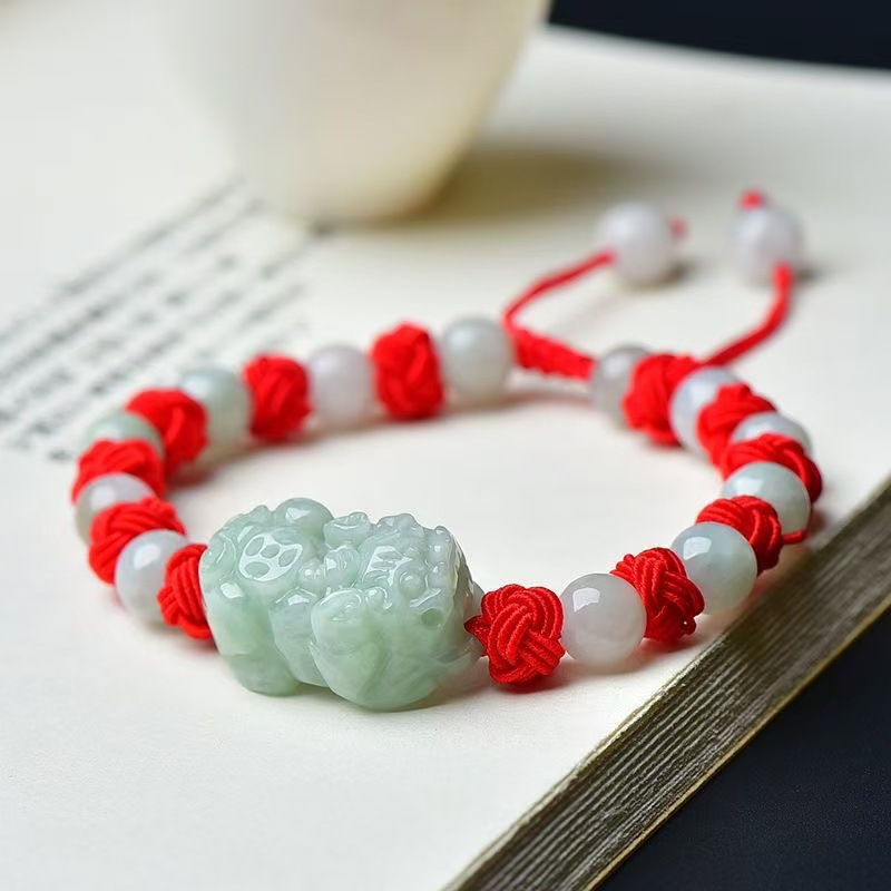 Bracelet Pixiu en jadéite birm - Beading avis et prix
