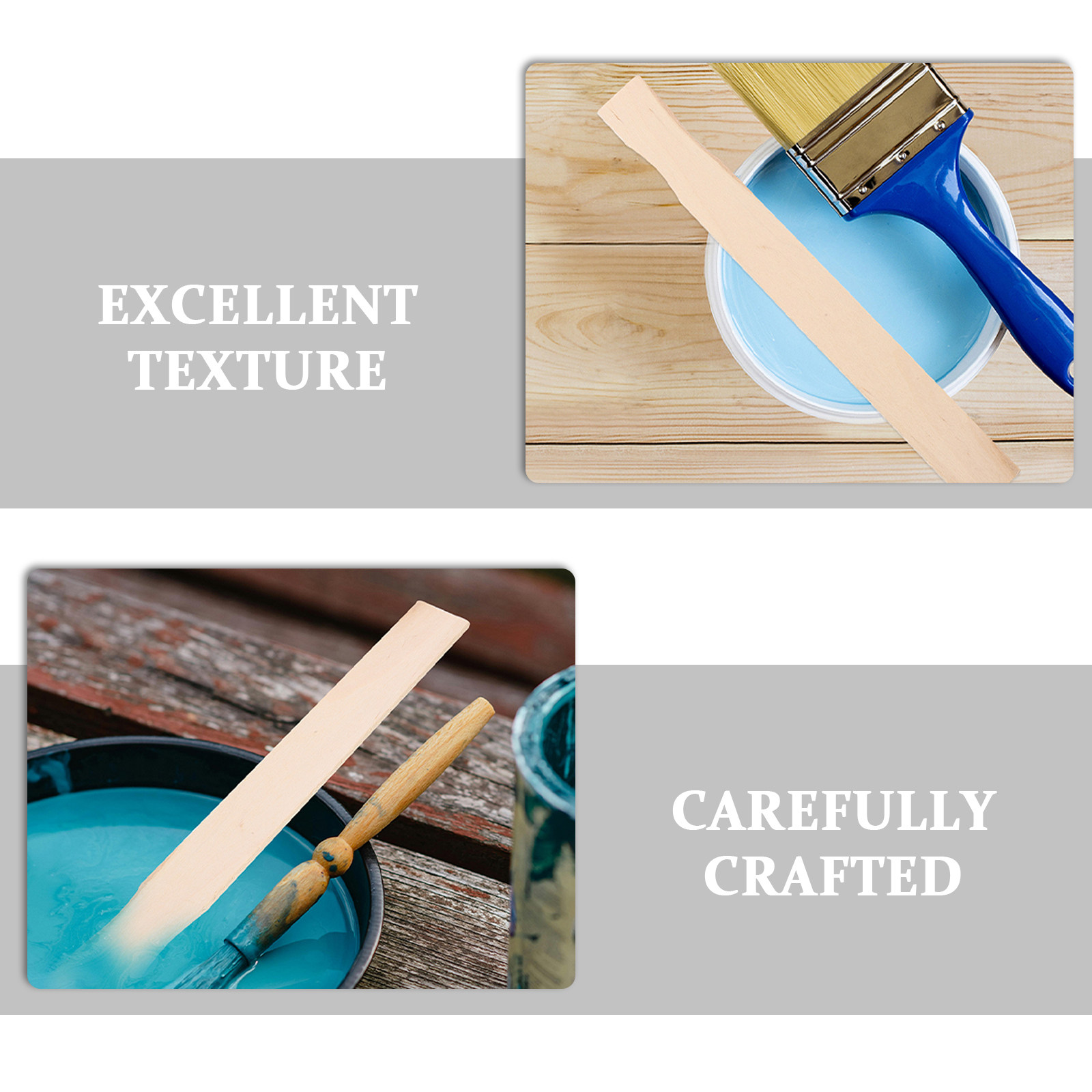 50 pièces de bâtonnets en bois - Craft Tools avis et prix