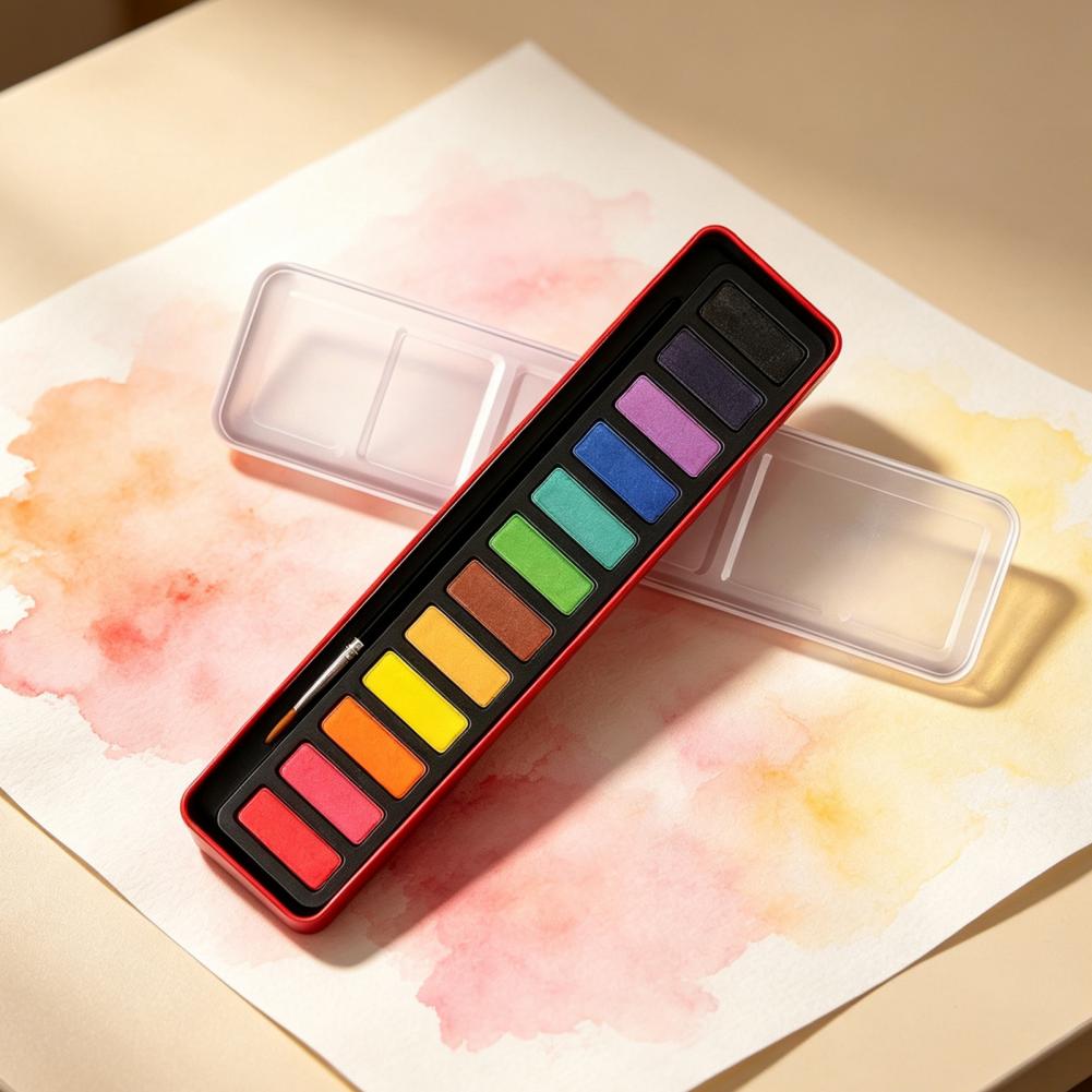 Ensemble de peinture aquarelle - Watercolor Paint Set Solid Pigment avis et prix