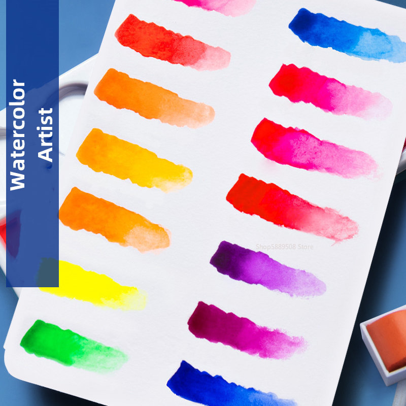Pigments aquarelle de couleur  - Watercolor Paint Set Solid Pigment avis et prix