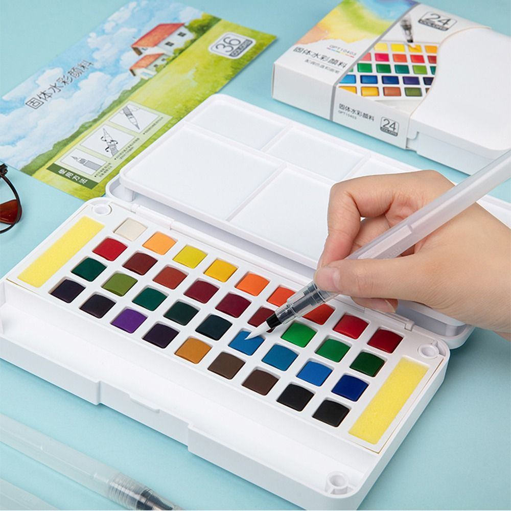 Ensemble de peinture aquarelle - Watercolor Paint Set Solid Pigment avis et prix