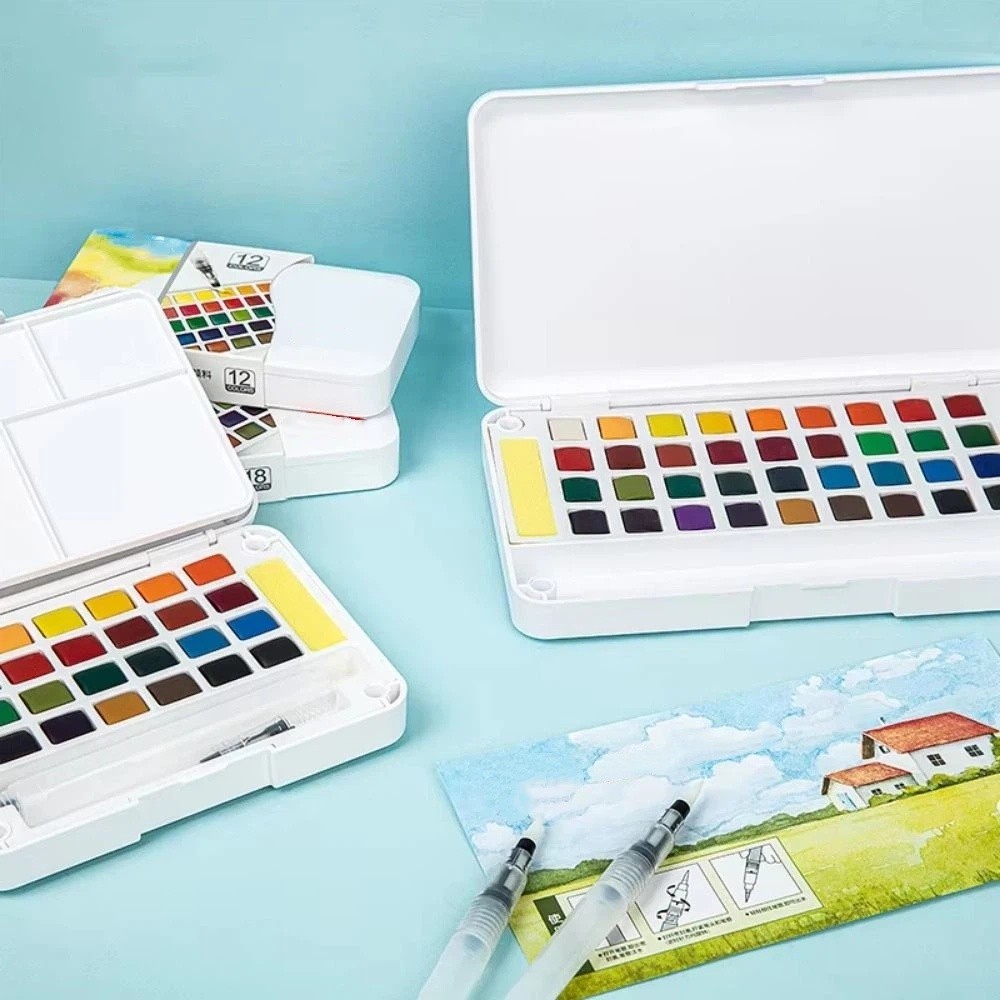 Ensemble de peinture aquarelle - Watercolor Paint Set Solid Pigment avis et prix