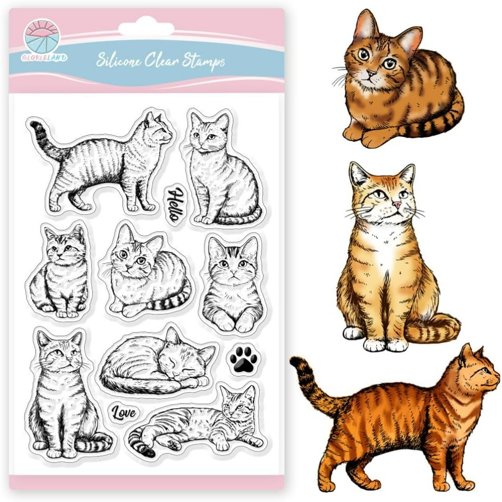 Timbres transparents en Silico - Clear Silicone Stamps For Card Making avis et prix