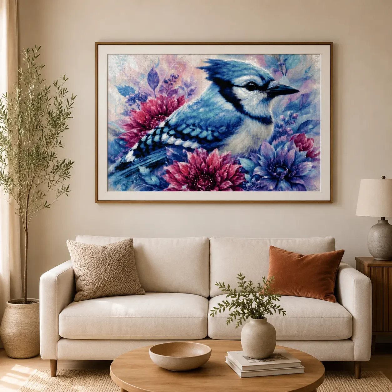 [ZZ8680-Gazelle bleue] |   Kit - Cross Stitch Stamped Kits Beginners avis et prix