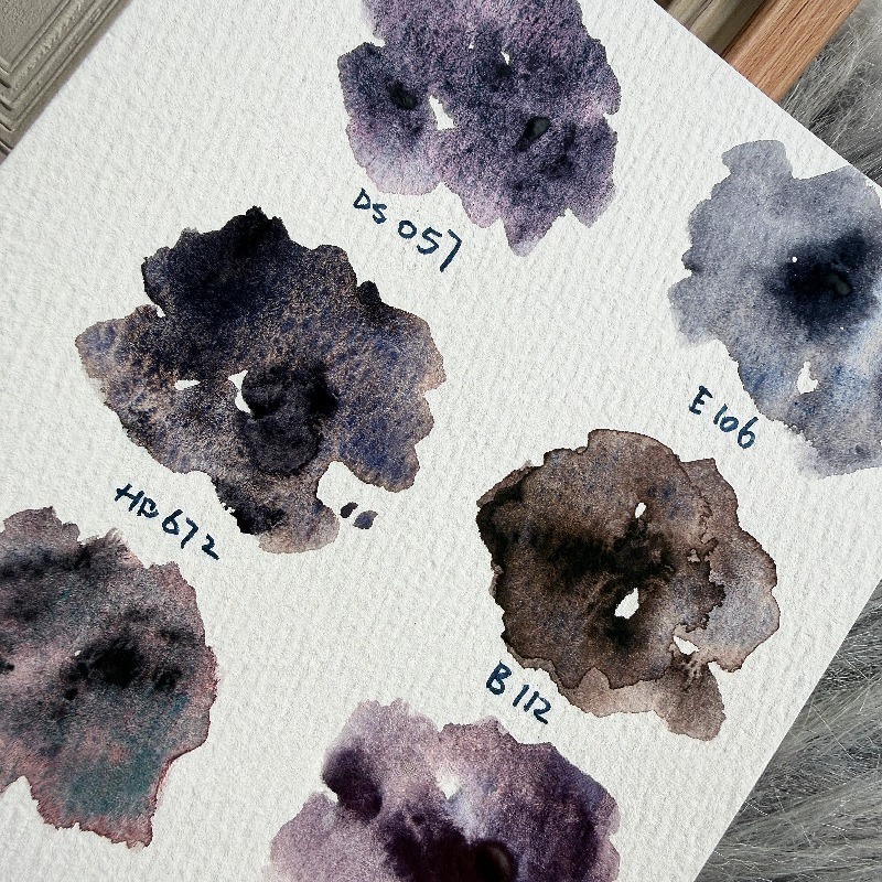 6 Couleurs 1ml Collection Nuit - Watercolor Paint Set Solid Pigment avis et prix